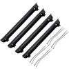 CORHAD Paracatena Bicicletta Nero 4 Set in Plastica Resina
