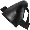 VILLCASE Protezione Inguinale da Boxe in Pu Nero, Comoda Ampia Area Protettiva, Adatta per Sport All'aperto e Altezza 140-160cm