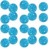 GATHINESS 20 Pezzi Palline da Allenamento per Pickleball 74mm 40 Fori Blu | Pe Cavo, Stabile e Controllo Migliorato, per Gioco All'aperto e Training Indoor
