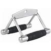 Milageto Maniglia Palestra Cavo Maniglia Lat Pulldown Impugnatura V Barra Trazioni Asta Rematore per Macchine a Cavo Supporto Angolato Stabile Adatta a , Maniglia A V Rivestita In Gomma