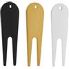 Anneome 3 Pezzi Forchetta Marcatore di Palla da Golf in Ferro, Ripara Zolle | Leggera e Resistente alla Piega, Set Multi-pezzo, per Pitch Marks e Superficie di Putting