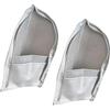 Kelvix materiale resistente del PVC dell'acqua delle borse della doccia diritto portatile 2Pcs per il campeggio della palestra, Grigio, 22x13cm, moderno
