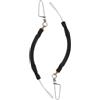 Abaodam 2 Pezzi Fishing Shock Cord Cordino Elastico per Pesca Subacquea e Pesca in Mare Profondo Nero Leggero Facile da Trasportare