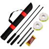 Generic Canna da Pesca Bambini Kit Canna, Due canne da pesca (1.8m+1.5m) + borsa per canne + pacchetto regalo di lusso, 1.8m+1.5m