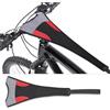Myluatye Rete antisudore per bicicletta, nera, accessorio per allenatori di bici da strada, per roller, sudore, anti traspirazione, allenamento al chiuso