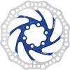 PMAGSYQ R6 MTB Disco Freno 140 160 180 Millimetri Mountain Bike Idraulico Meccanico Pinza Rotore per Bicicletta Vtt BMX Strada(R6 140 Blue)