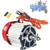 ZHOZHUT 4200RPM Motore Brushless Sinusoidale 1200W-1800W 60V 72V Alta velocità con Albero 16 Denti per Triciclo Elettrico Go Kart ATV Quad Veicolo da Carico Golf Cart