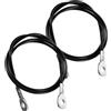 Didiseaon 2 Pezzi Cavo in Acciaio per Fitness 5mm 1, 4m, Set