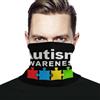 Generic Copricollo Autism Awareness Logo Rinfrescante Fascia Riutilizzabile Protezione per La Bocca E Il Naso per attività All'Aperto Bici Carnevale 2 Pezzi