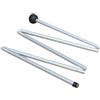 YATINGZHANG Pali per Vela Ombreggiante Pali della Tenda 1.6/2m palo Pieghevole baldacchino da Spiaggia Riparo Telo for Campeggio Festa in Lega di Alluminio Accessori for(Flat Head 2.1m)