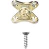 Haogui 50 Pezzi di connettori Supporto Staccabili for carpenteria, mobili, cassetti, armadi e Guardaroba, ferramenta