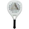 PETSOLA Borsa Padel Borsa Racchetta Padel Custodia Padel Zaino Materiale Leggero con Struttura Robusta Ergonomico Antiscivolo Adatta per Principianti Club Campi Esterni, Fibra Di Carbonio Nera