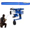 Générique Canna Da Pesca Palmare Asta Telescopico 99 Cm Attrezzatura Antiscivolo | Canna Da Mosca Telescopica E Mulinello Per Acqua Salata Mare Fiume Lago Serbatoio Stagno Bolo Pescatore