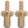 CIYODO 2 Pezzi Vite di Giunzione per Stecca da Biliardo 1/2' in Ottone Oro
