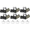 KUAWDON Misura per G01S G03C G02A Pastiglie Freno A Disco della Bici Misura per BR-M9000 M9020 M8000 M666 Freno Idraulico Misura per Shimano(Resin 6Pairs)