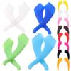 ibasenice Copri Gambe per Occhiali Supporto Fissaggio in Silicone Antiscivolo 12 Paia per Occhiali da Vista, per Ballo e Nuoto