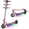 Acezozla Monopattino elettrico per bambini dai 6 ai 16 anni (rosa pro)