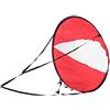 Tomantery Vela a per Kayak in taffettà di Poliestere Design Pieghevole Durevole per Sport Acquatici Colore Rosso 110x110 Cm (Rossa)