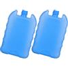 WESIEVYA Contenitore Cubetti Ghiaccio Blu 2 Pezzi in PE per Lunch Box