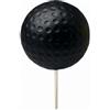 Milageto Segnamaker Golf Segnaposto Segnalino Piquet con Superficie Testurizzata Realistica E Puntale in Acciaio Inox per Posizionamento Primo Colpo Adatto a Campo Gara Allenamento, Nero