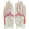 Zpengtai Guanti Golf Guanto da golf Lady Wear Traspirante, Stampa antiscivolo, Molto confortevole Quattro stagioni (mani)(Pink,19)