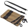 PRETYZOOM Marsupio da Cintura Outdoor Tattico, Marsupio da Trekking, Oxford Khaki, Multiuso, per Scuola e Campeggio, Borsa Porta Oggetti