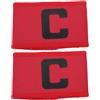 OFFSCH 2 Pezzi Fascia Elastica per Calcio Rossa e Riutilizzabile in Gomma per Braccio, per Basket e Hockey Sportivi