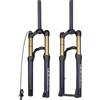 IKLAAQETBXPS Forcella MTB con sospensione pneumatica da 1 pezzo, corsa 135 mm, mountain bike 20/24 pollici