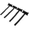 GETAJGHSD Set 4 Cinghie di Ancoraggio per Kayak Oxford Nero Sistema di Fissaggio Multipunto e Supporto Resistente per Trasporto Sicuro della Canoa in Auto