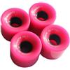 Wswqop 4 Pezzi Ruote Skateboard Ruote Pattino Longboard Rotelle Poliuretano 78A Montaggio Semplice per Rimpiazzo Rapido E Guida Scorrevole Adatte a Pista Parco Tempo Libero, Rosa