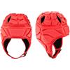 TOYANDONA Casco Protettivo e Vestibilità Aderente in Eva Rosso da Rugby Protezione Confortevole per Uomini, per Difensori e Sport di Squadra