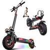 MIWEN 11 Monopattino Elettrico Adulto Scooter - 48V 18Ah 45-55KM di Autonomia monopattino elettrico adulti Off road monopattino elettrico Pieghevole e Smorzamento Della Molla Carico Massimo 150KG
