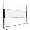 KADOKADO Rete sportiva portatile 5 in 1, rete da pallavolo da 4 m, regolabile in altezza, rete da badminton, rete da tennis, rete da pickleball per giardino, all'aperto e spiaggia, con picchetti e