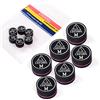 CUESOUL 6 Stück 9-Schicht 14mm Pigskin Queue Spitzen für Billiard