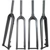 IKLAAQETBXPS 1PCS Carbon Thru Axle Rigid Front Fork 26/27.5/29er MTB