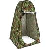 Sharplace Tenda Mimetica Up Tenda da Campeggio Rifugio Portatile Capanno Fotografico con Interno Argentato E Protezione in, Mimetico con due finestre, rivestimento argentato, anti-penetrazione, caldo