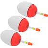 Naroote Eva Luminoso Galleggiante da Pesca, 3 Pezzi Bobber in Schiuma
