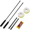 QLoztyse Canna da Pesca Bambini Set Canna Bobina, Due canne da pesca (2.1m+1.5m) + pacchetto regalo di lusso, 2.1m+1.5m