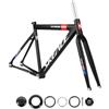 BSFHQS Telaio Bici a Scatto Fisso 700C 49 52 55CM Freno a c 100/120mm QR