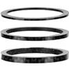 JIASHUNHE Distanziali Bici Manubrio Distanziali in carbonio for forcella da 31,8 mm Attacco manubrio for bicicletta MTB Rise Up Regolare le rondelle Sterzo in fibra lucida 3K Accessori fai te(G31.8 H6mm P3)