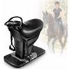 Generic Simulatore Equitazione Elettrico, Attrezzo Fitness Equitazione 3D | 20 Velocità, 3 Modalità Automatiche, Funzione Musicale Bluetooth, Capacità Di Peso Di 330 Libbre