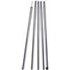 YATINGZHANG Pali per Vela Ombreggiante Pali for Tenda 2 m for telescopici Set di Pieghevoli da Campeggio Trekking Regolabili Leggeri for Escursioni a baldacchino(Black M 43cm)