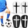 VOSAREA 2 Paia Parastinchi da Calcio Inserti in Pu per Allenamento e Gare | Traspiranti, Design Slip-in, Facili da Sostituire, Attrezzatura per Training e Partite