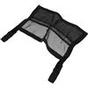 GALPADA Rete di Raccolta per Ping Pong Sospesa, Nero, PVC Mesh | Palline e Racchette, Opzioni di Aggancio Versatili, Portatile e Salvaspazio per Casa e Porte