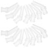Lurrose 20 Pezzi Bite Valve in Silicone Bianco, Bocchino Staccabile per Borracce Sportive e Hydration Pack Tumbler, per Corsa e Avventure Outdoor Riutilizzabile