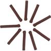 Lurrose 10 Pezzi Coprigambe per Occhiali, Puntali per Occhiali, Copri Aste in Nylon Antiscivolo, Colore Caffè, per Nuoto e Corsa