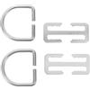 WRITWAA 2 Set per Cintura da Immersione in Acciaio Inox, Argento