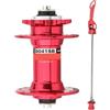 IKLAAQETBXPS Mozzo anteriore for bici D041SB, freno a disco a 6 bulloni 28/32/36H 2 Bea
