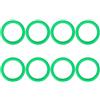 Baluue 8 Pezzi Supporto per Pallone Rotondo in Pp Colore Verde Chiaro, Base Stabile e Facile da Pulire per Espositore da Calcio e Yoga, per Soluzioni di Stoccaggio e Presentazione
