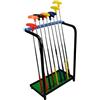 DANNMPX Organizzatore Supporto Supporto per Mazze da Golf 9 Buche, per in Metallo per Esterni, Pavimento per Mazze Golf